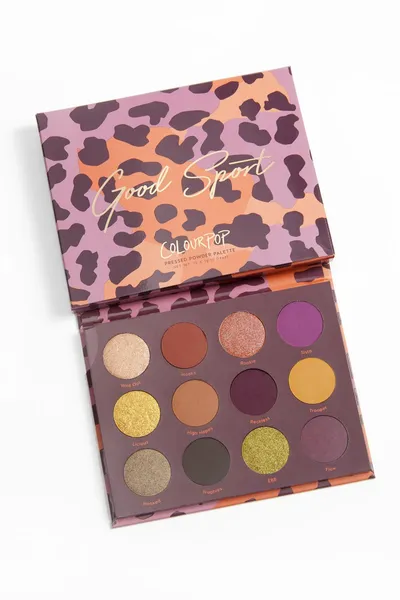 ColourPop Good Sport, Pressed Powder Shadow Palette (Paleta 12 cieni do powiek)