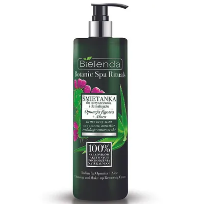 Bielenda Botanic Spa Rituals, Śmietanka do oczyszczania i demakijażu `Opuncja figowa+aloes`