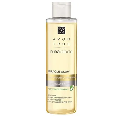 Avon True, Nutra Effects, Miracle Glow, Lightweight Cleansing Oil (Lekki olejek oczyszczający do twarzy)