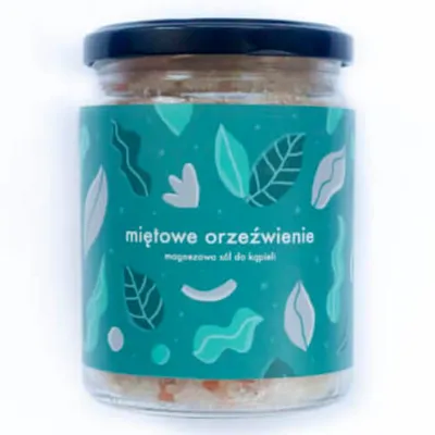 Mglife Magnezowa sól do kąpieli `Miętowe orzeźwienie`