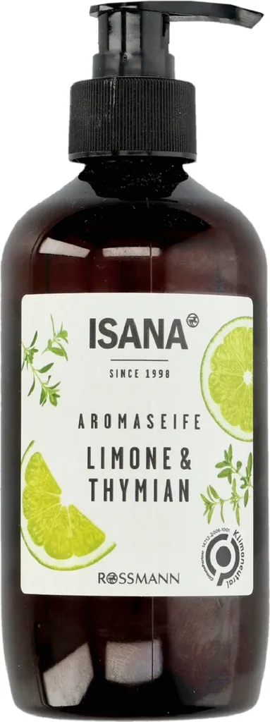 Isana Aromaseife Limone & Thymian (Aromatyczne mydło do rąk w płynie `Limonka i Tymianek`)