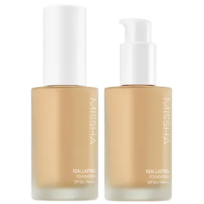 Missha Real Lasting Foundation SPF50+ PA++++ (Długotrwały podkład do twarzy)