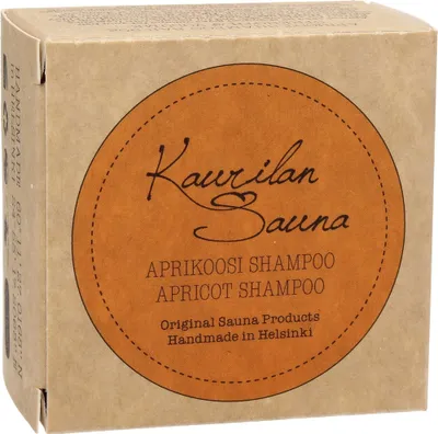 Kaurilan Sauna Shampoo Bar Apricot (Nieperfumowany szampon w kostce zwiększajacy objętość z wybranymi olejami roślinnymi)