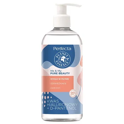 Perfecta Planet Essence, Me & My Pure Beauty, Odświeżające mydło w płynie `Kwas hialuronowy + D-pantenol`