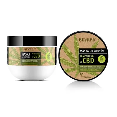 Revers Cosmetics Hemp Seed Oil & CBD, Maska do włosów