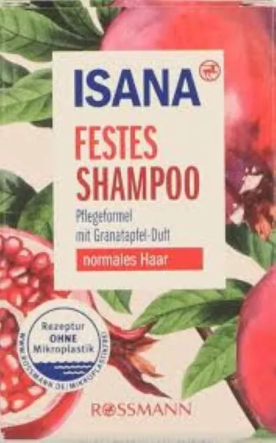 Isana Festes Shampoo Granatapfel-Duft (Szampon w kostce `Granat`)