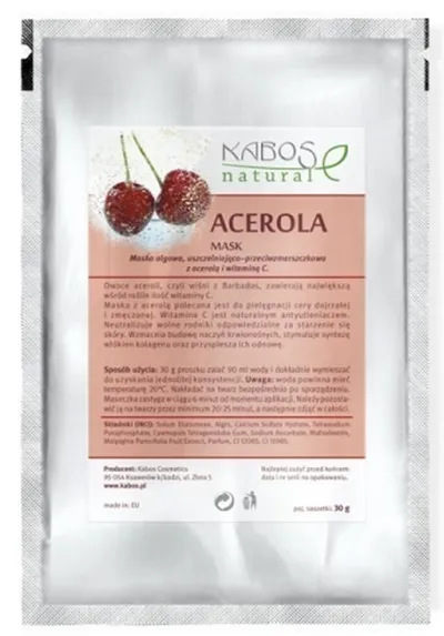 Kabos Cosmetics Acerola Mask (Maska algowa z acerolą)