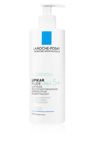 La Roche-Posay Lipikar,  Fluide Urea 5+ (Wygładzający i nawilżający fluid do bardzo suchej skóry)