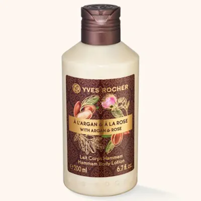 Yves Rocher Hammam Lait Corps a l`Argan & a la Rose (Orientalne mleczko do ciała `Olejek arganowy & róża`)