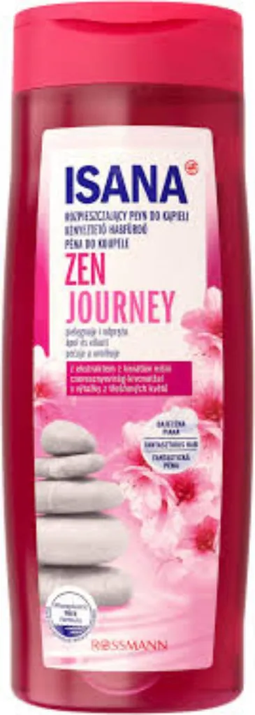 Isana Thoughts Travel [Zen Journey], Płyn do kąpieli z wyciągiem z kwiatu wiśni