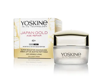 Yoskine Japan Gold Age Repair 40+ Anti-Wrinkle Lifting (Super reduktor zmarszczek krem - lift ze złotym peptydem)