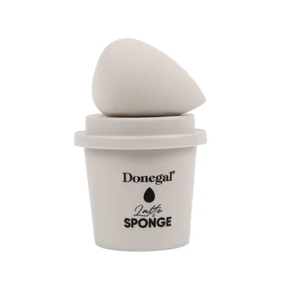 Donegal Latte Sponge (Gąbeczka do makijażu w zestawie z etui)