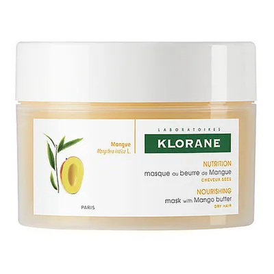 Klorane Masque Reparateur Nutrition Intense au Beurre Mangue (Maska regenerująca z masłem mangowym)