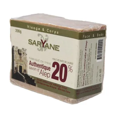 Sarayane Authentique Savon D`Alep 20 % (Mydło Aleppo 20% oleju laurowego)