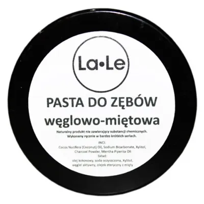 La-Le Pasta do zębów miętowo-węglowa