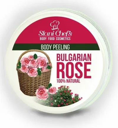 Hristina Stani Chef's, Body Peeling Bulgarian Rose 100% Natural (Naturalny peeling do ciała `Bułgarska róża`)