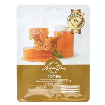Grace Day Honey Cellulose Mask (Maska w płachcie `Miód`)