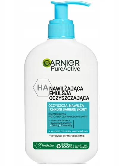 Garnier Pure Active, Nawilżająca emulsja oczyszczająca