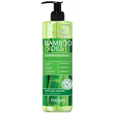 Hair Genic Bamboo & Oils, Szampon wzmacniający