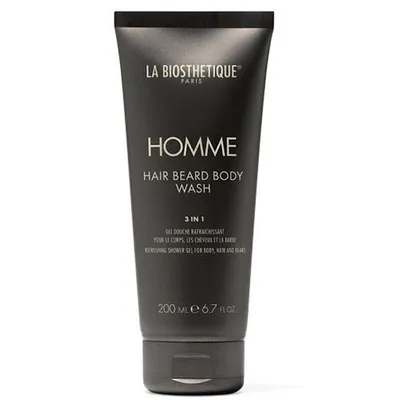 La Biosthetique Homme, Hair Beard Body Wash (Orzeźwiający żel pod prysznic do ciała, włosów i brody)