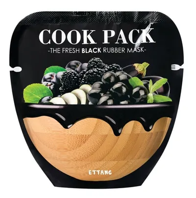 Ettang Cook Pack, The Fresh Black Rubber Mask (Maska do twarzy)