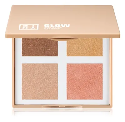 3ina The Face Palette Glow (Paleta rozświetlaczy)