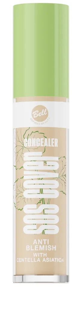 Bell SOS Cover Concealer (Korektor na niedoskonałości z wąkrotą azjatycką)