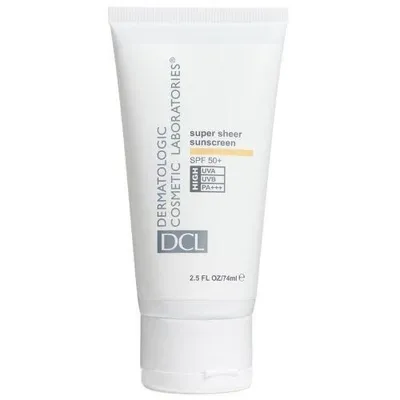 DCL Super Sheer Sunscreen SPF 50 (Super gładki ekran przeciwsłoneczny SPF 50)