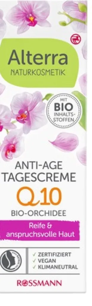 Alterra Anti-age Tagescreme Q10 Bio-Orchidee (Krem na dzień `Q10 i Bio Orchidea`)