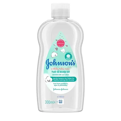 Johnson's Cottontouch, Hair & Scalp Oil (Oliwka od 1 dnia życia)