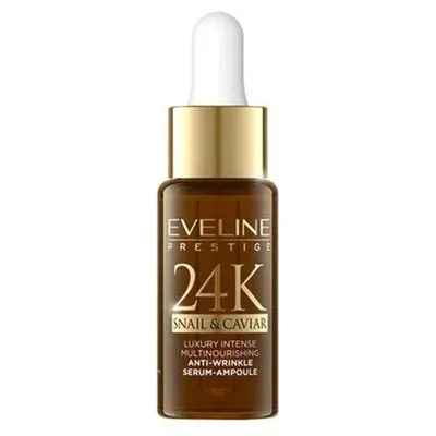 Eveline Cosmetics Prestige 24K Snail & Caviar, Luksusowe multiodżywcze serum-ampułka
