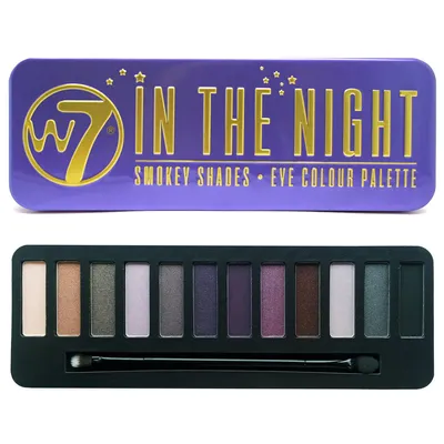 W7 In The Night Smokey Shades Eye Colour Palette (Paleta cieni do powiek)