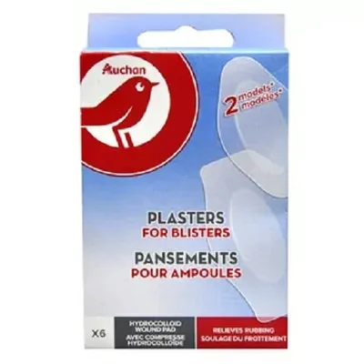 Auchan Plasters for Blisters (Plastry na pęcherze)