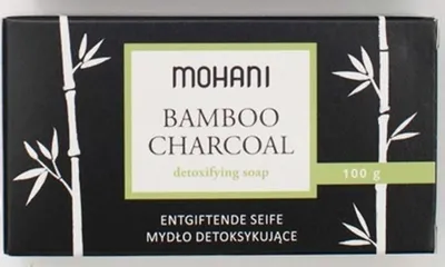 Mohani Bamboo Charcoal Detoxifying Soap (Mydło z aktywnym węglem bambusowym)