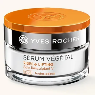 Yves Rocher Serum Vegetal, Wrinkles & Lifting, V Shaping Care (Krem odbudowujący kontur twarzy i szyi na dzień)