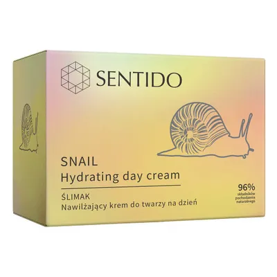 Sentido Snail, Hydrating Day Cream (Nawilżający krem do twarzy na dzień `Ślimak`)