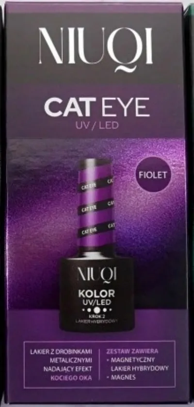 Niuqi Cat Eye, Lakier hybrydowy kolor UV/LED