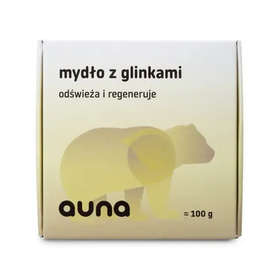 Auna Mydło z glinkami w kostce