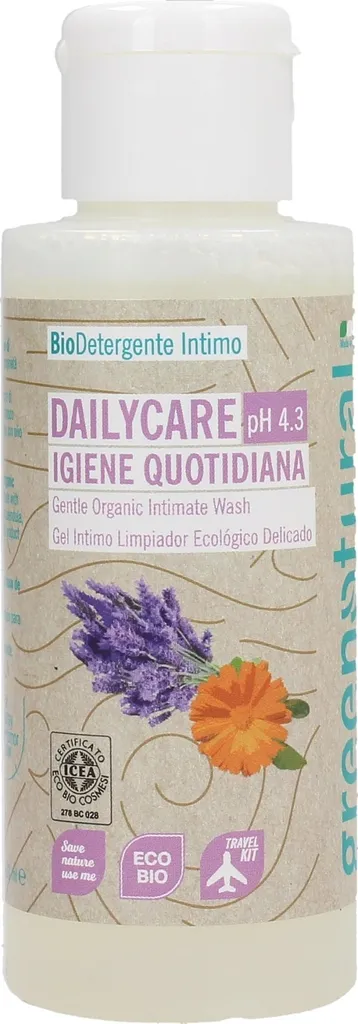 Greenatural Bio Detergente Intimo (Żel do higieny intymnej z ekstraktem z nagietka, lawendy i borówki)