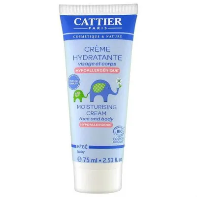 Cattier Bebe, Creme Hydratante Visage & Corps (Nawilżający krem do twarzy i ciała)