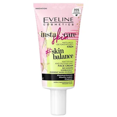 Eveline Cosmetics Insta Skin Care, Matująco-detoksykujący krem do twarzy