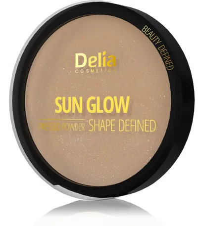 Delia Sun Glow Pressed Powder Shape Defined (Puder brązujacy)