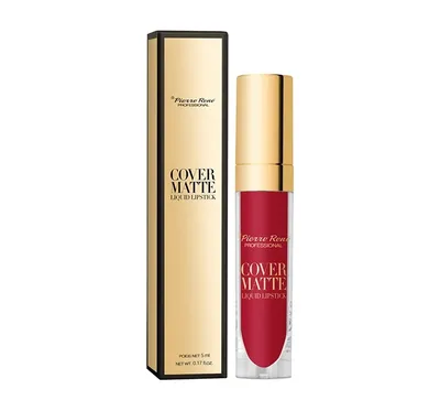 Pierre Rene Cover Matte, Liquid Lipstick (Matowa pomadka do ust)