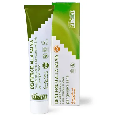 Argital Dentifricio alla Salvia [Sage Toothpaste] (100% naturalna pasta ściągająca na bazie olejku szałwii)