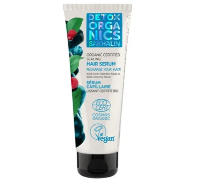 Detox Organics Sakhalin Organic Certified Sealing Hair Serum (Laminujące serum do włosów)
