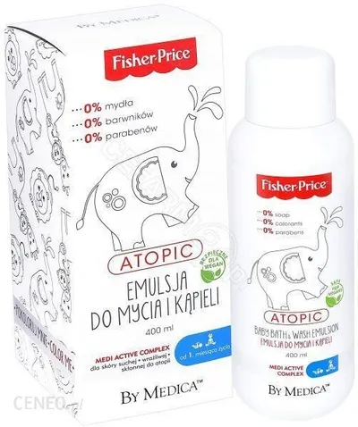 Fisher Price Atopic, Baby Bath & Wash Emulsion (Emulsja do mycia i kąpieli)