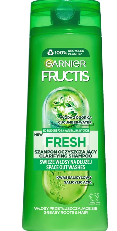 Garnier Fructis, Fresh, Claryfing Shampoo (Szampon oczyszczający z kwasem salicylowym ( nowa wersja))