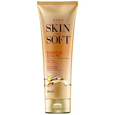 Avon Skin So Soft, Enhance & Glow, Gradual Tan Lotion (Rozświetlająco - koloryzujący balsam do ciała)