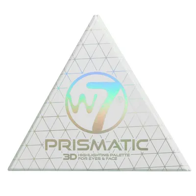W7 Prismatic, 3D Highlighting Palette For Eye & Face (Paleta rozświetlaczy do twarzy i ciała)