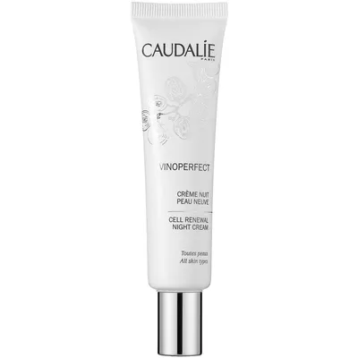 Caudalie Vinoperfect, Cell Renewal Night Cream (Krem delikatnie oczyszczający na noc)